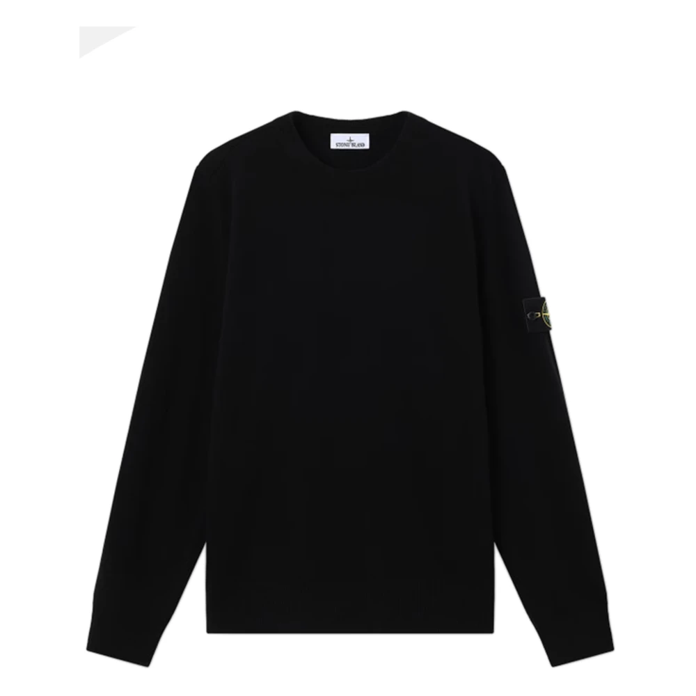 Stone Island Full-Zip Knit Sweatshirt - Male - Round-Neck Knitwear - Black - Xl - Knitwear