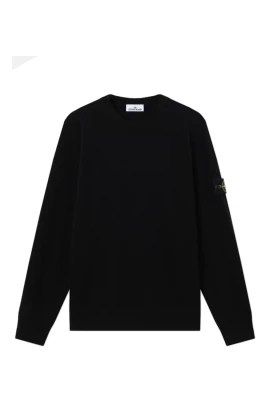Stickad sweatshirt med hel dragkedja