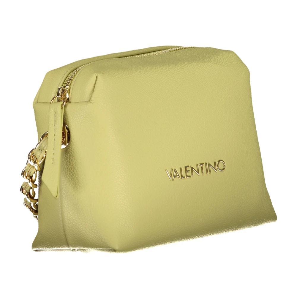 Valentino by Mario Valentino Groene Schoudertas met Ketting en Rits Green Dames