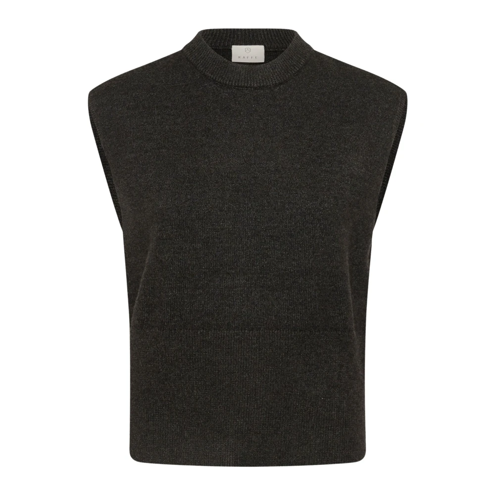 Kaffe Donna Gris Gilet Da Barbara - Immagine 2
