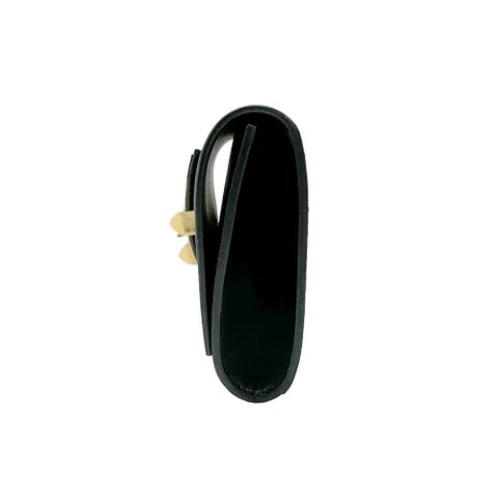 Hermès Vintage Pre-owned Leather clutches Black Dames