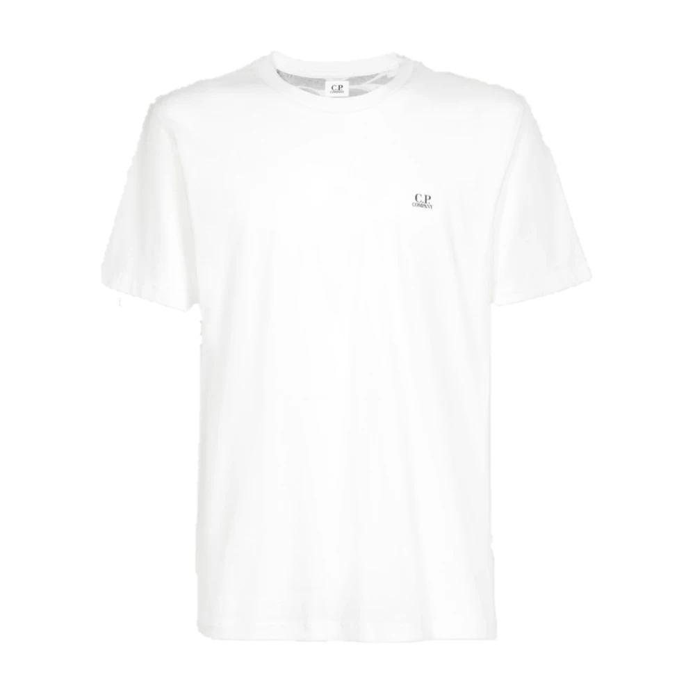 C.P. Company Gauze White Jersey Goggle T-shirt White Heren