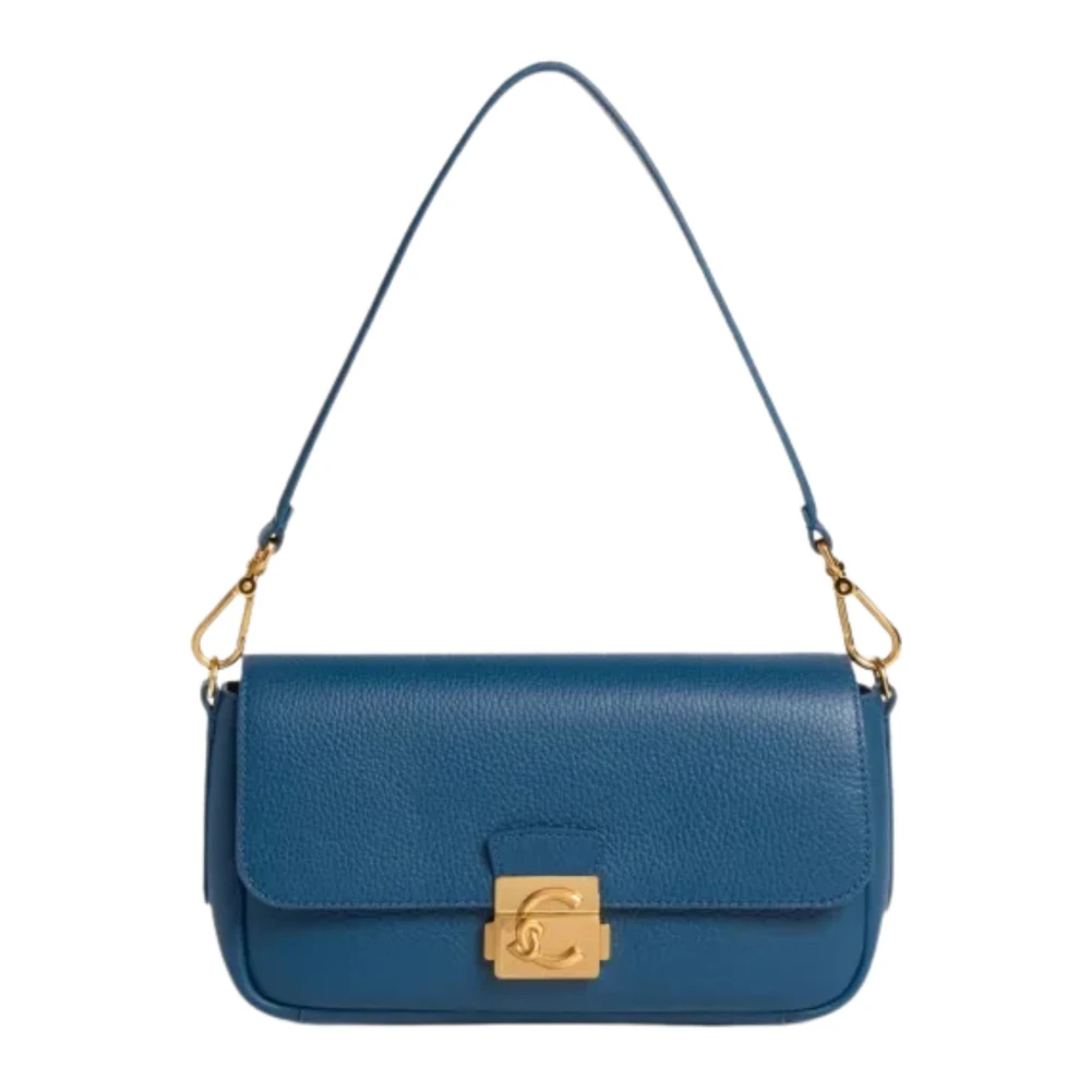 Coccinelle Women's Blue Top Handle Shoulder Bag - Shoulder Bags - One Size - Bags