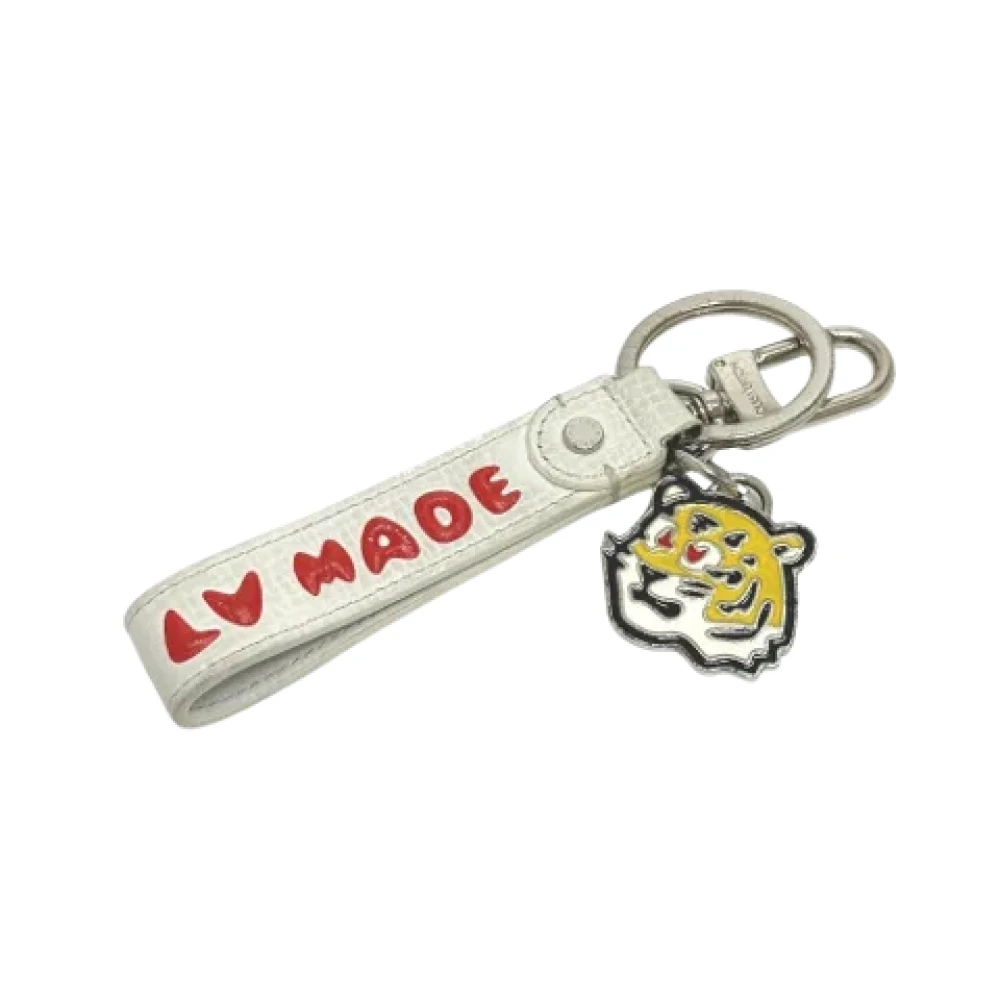Louis Vuitton Vintage Pre-owned Leather key-holders White Dames