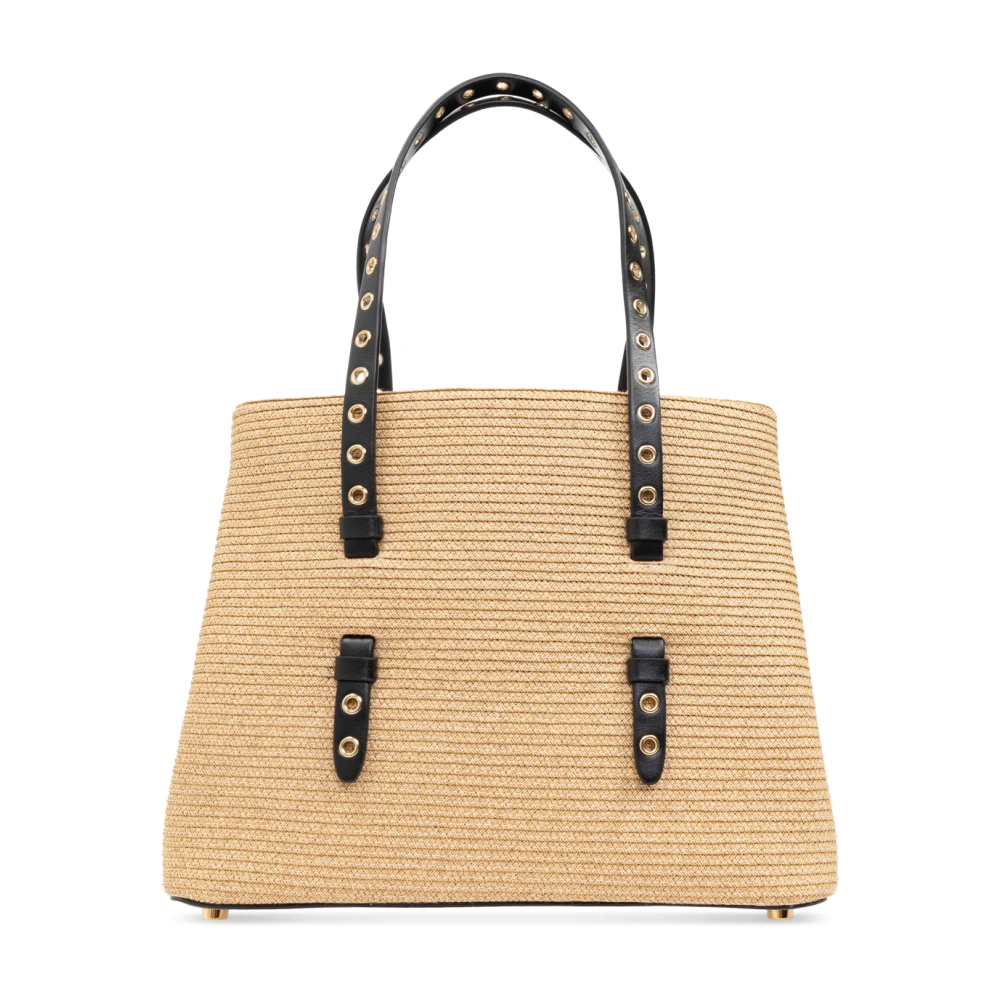 Alaïa Handtas Mina 25 Beige Dames