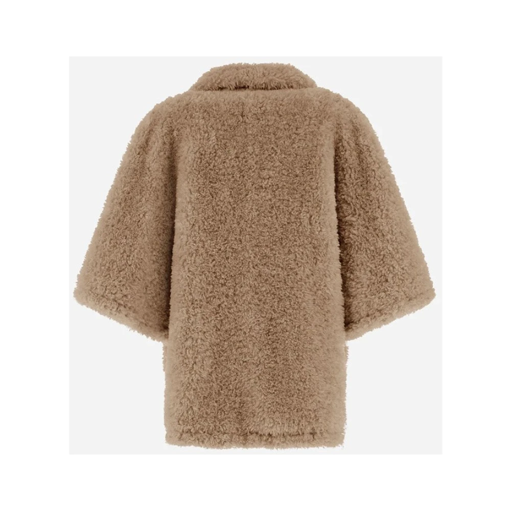 Herno Imitatiebont Dubbel-Borst Jas Chantilly Beige Dames