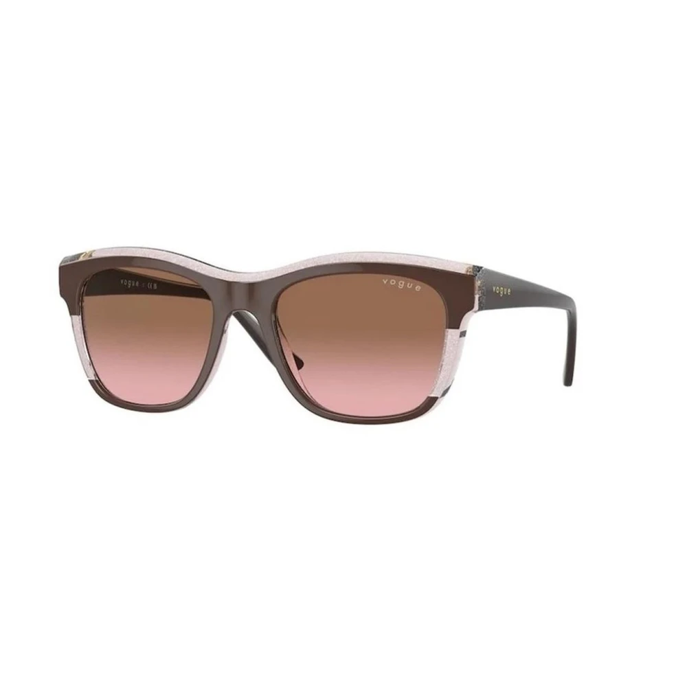 Vogue Women's Brown Sunglasses, One Size, Resin Frame Sunglasses