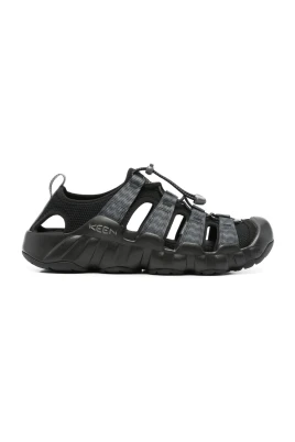 Svarta Sandaler med Gummisula
