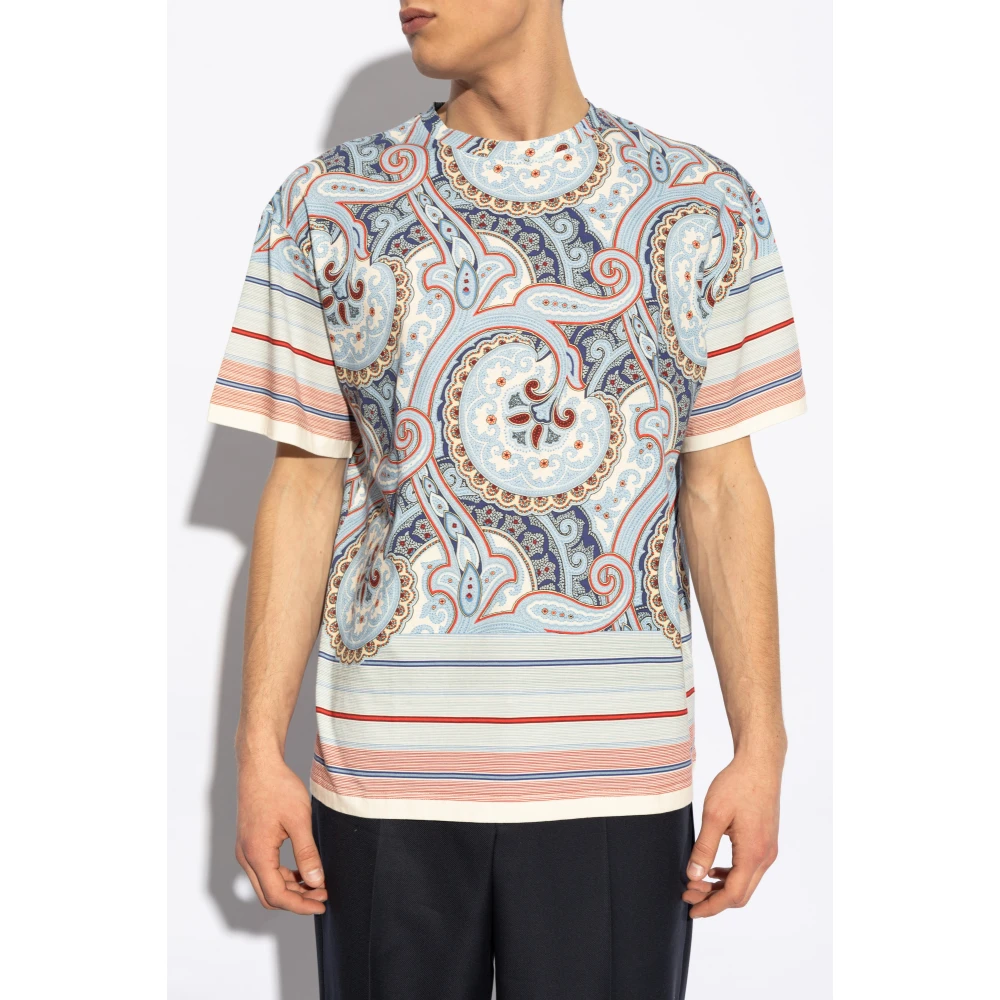 ETRO Gestreept T-shirt Multicolor Heren