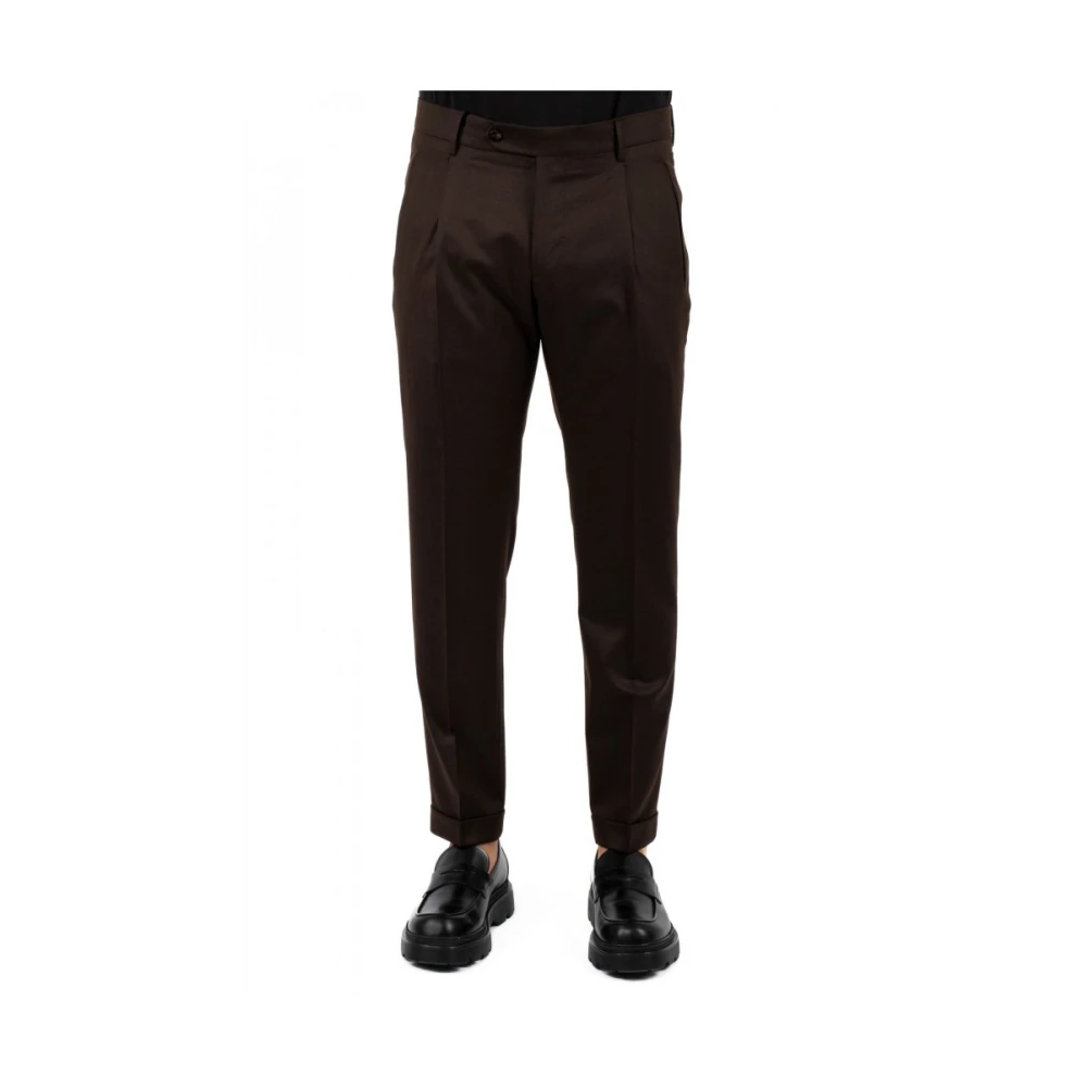 Berwich Herenbroek Klassieke Stijl Brown Heren