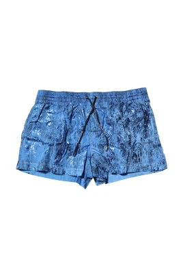 Logodragskoshorts för strandbruk med resår i midjan