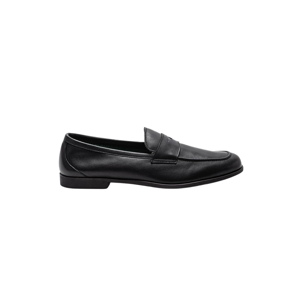 Fratelli Rossetti Jacht mocassins met decoratief tabblad Black Heren