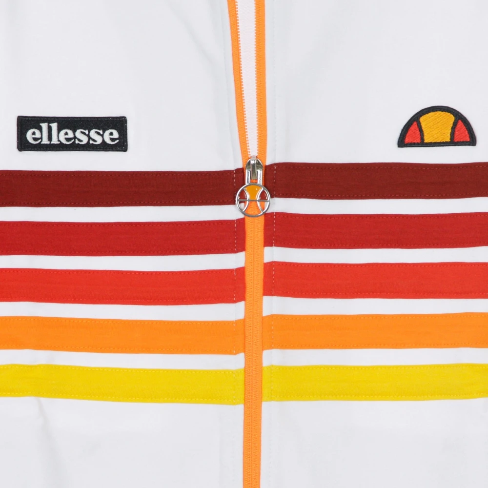 Ellesse Optic White Track Jacket voor Mannen White Heren