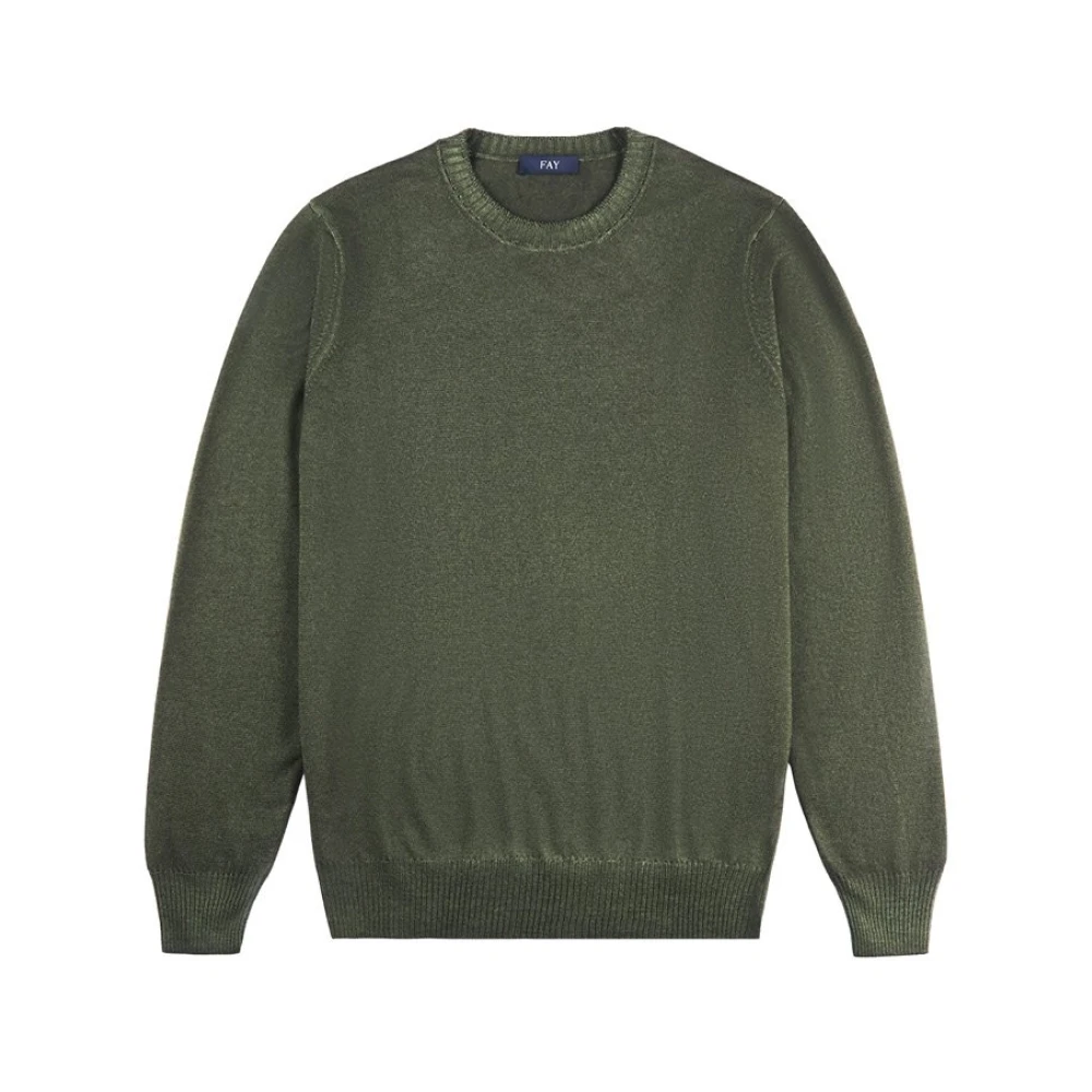 Knitwear > Round-neck Knitwear - - Fay - Modalova