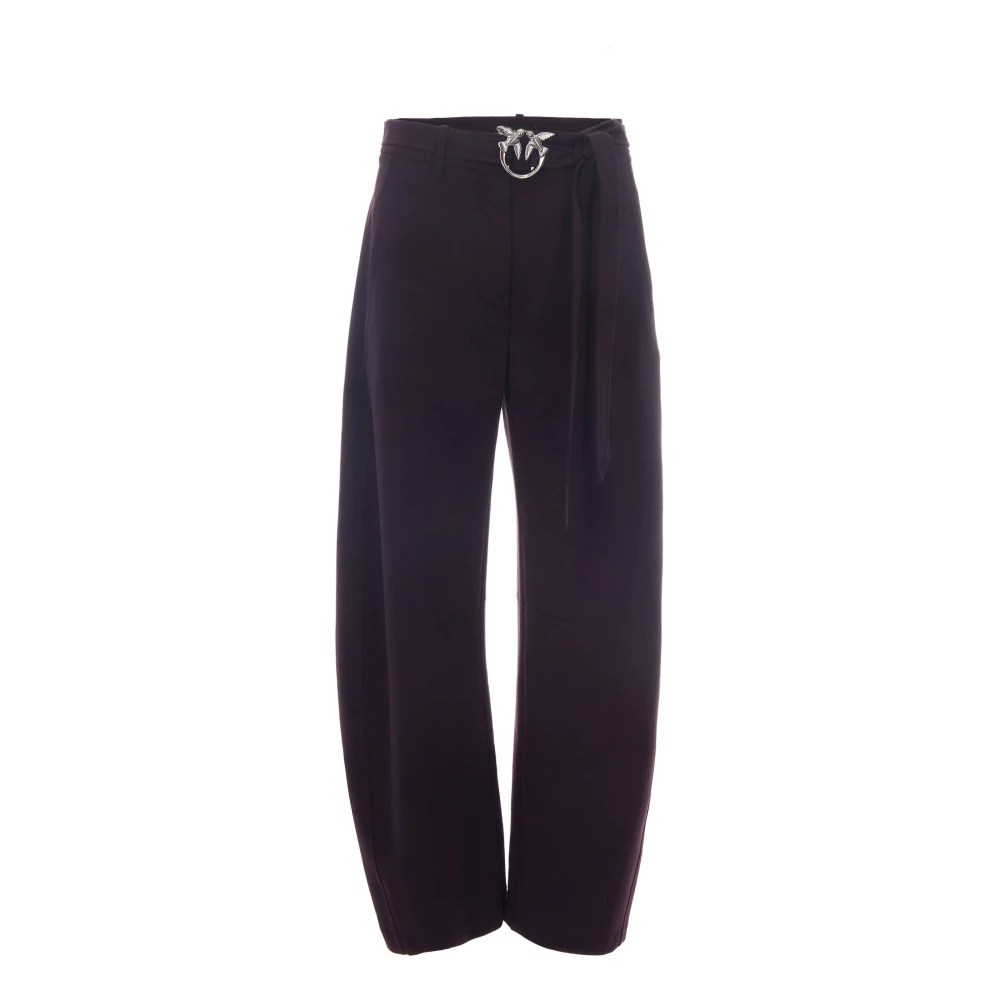 Pinko Pantalones Anchos Trousers Mujer Marrón M
