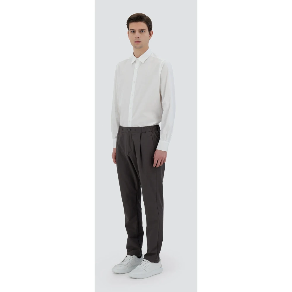 Herno Warm Tech Donkergrijze Broek Gray Heren