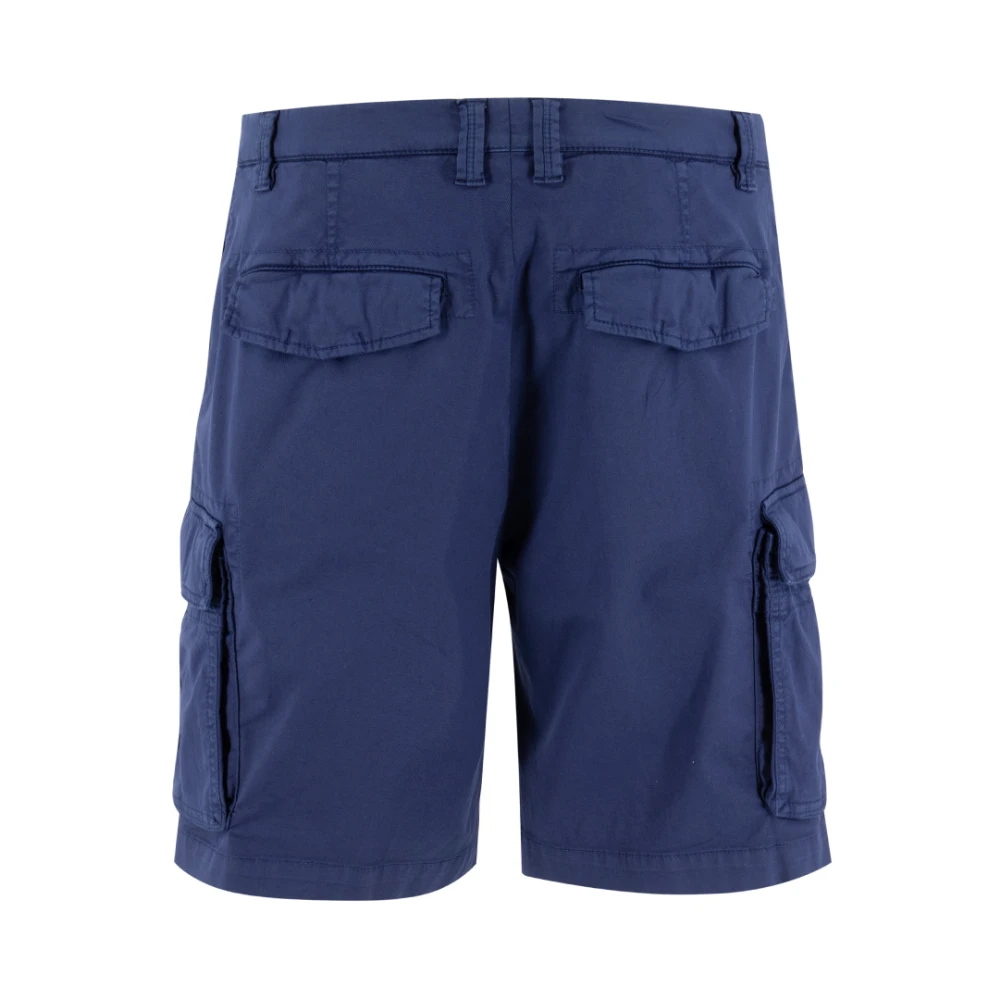 BRUNELLO CUCINELLI Heren Bermuda Shorts met Tailored Details Blue Heren
