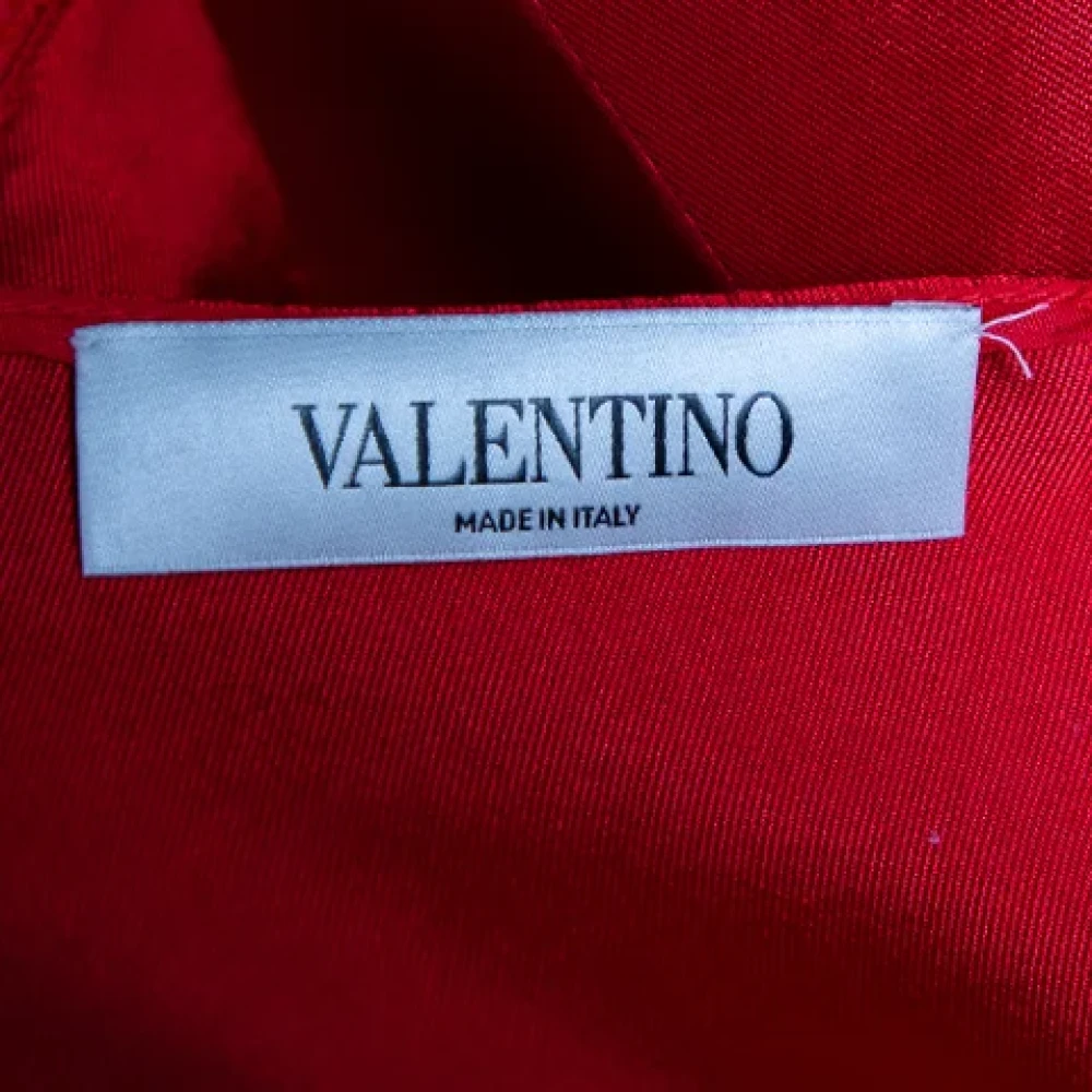 Valentino Vintage Pre-owned Lace tops Red Dames