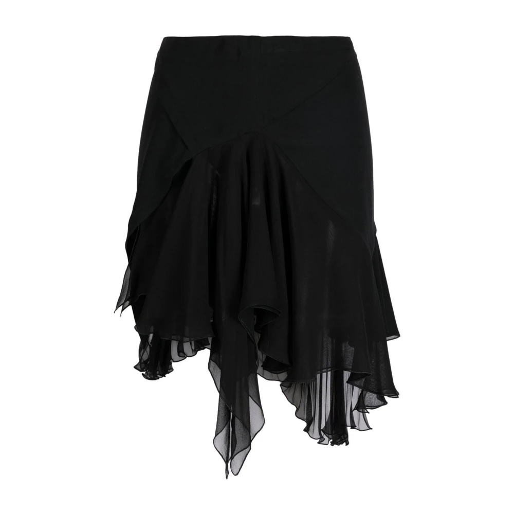 Versace Elegante Zwarte Rok Black Dames