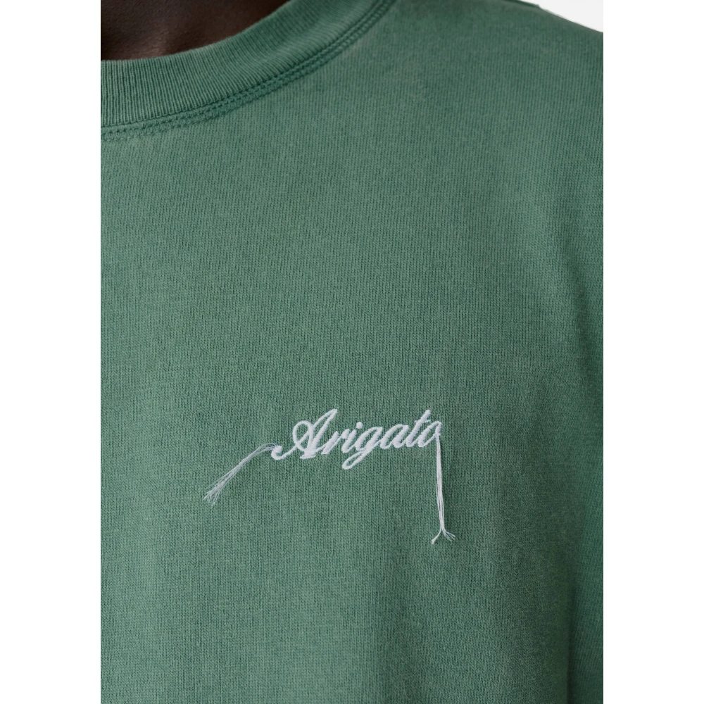 Axel Arigato Eer Gewassen T-shirt Green Heren