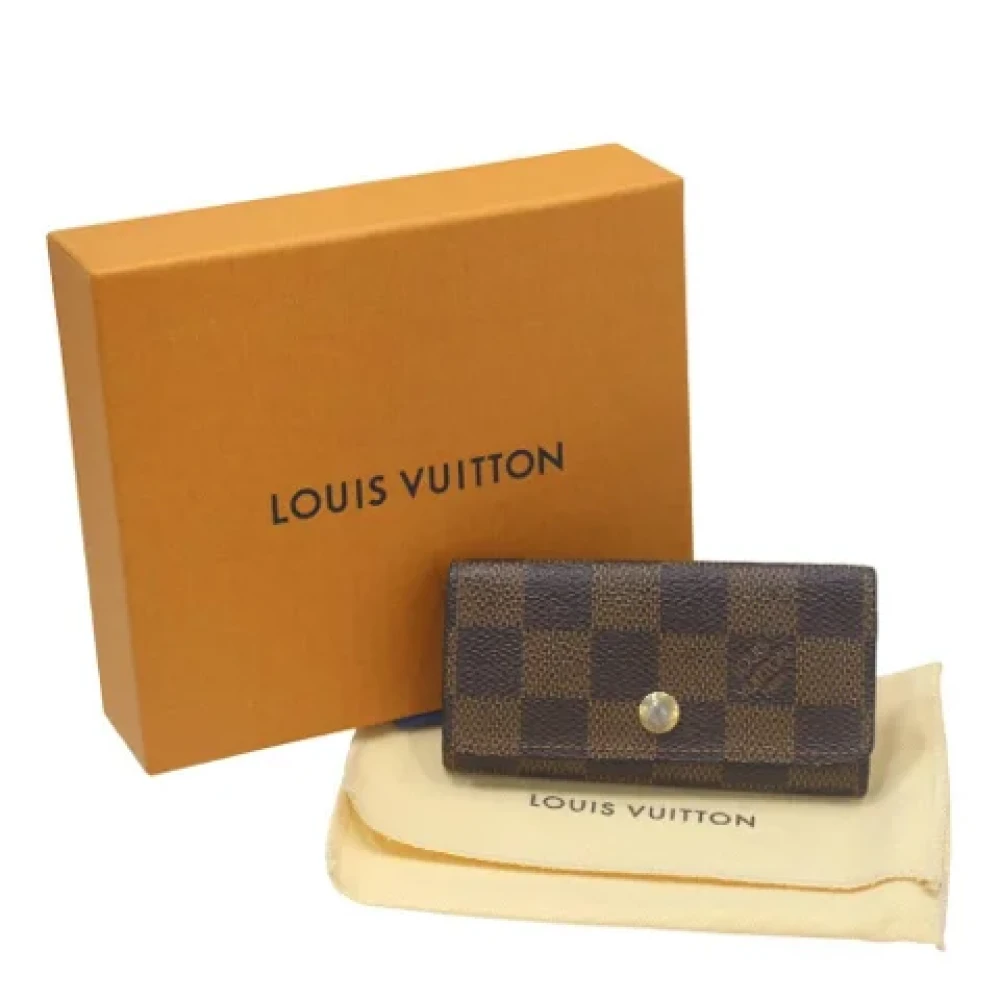 Louis Vuitton Vintage Pre-owned Canvas key-holders Brown Dames