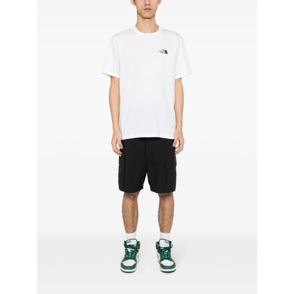 The North Face Logo Print Crew Neck T-shirt White Heren