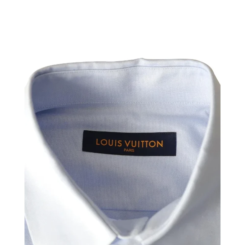 Louis Vuitton Vintage Pre-owned Cotton tops Blue Heren