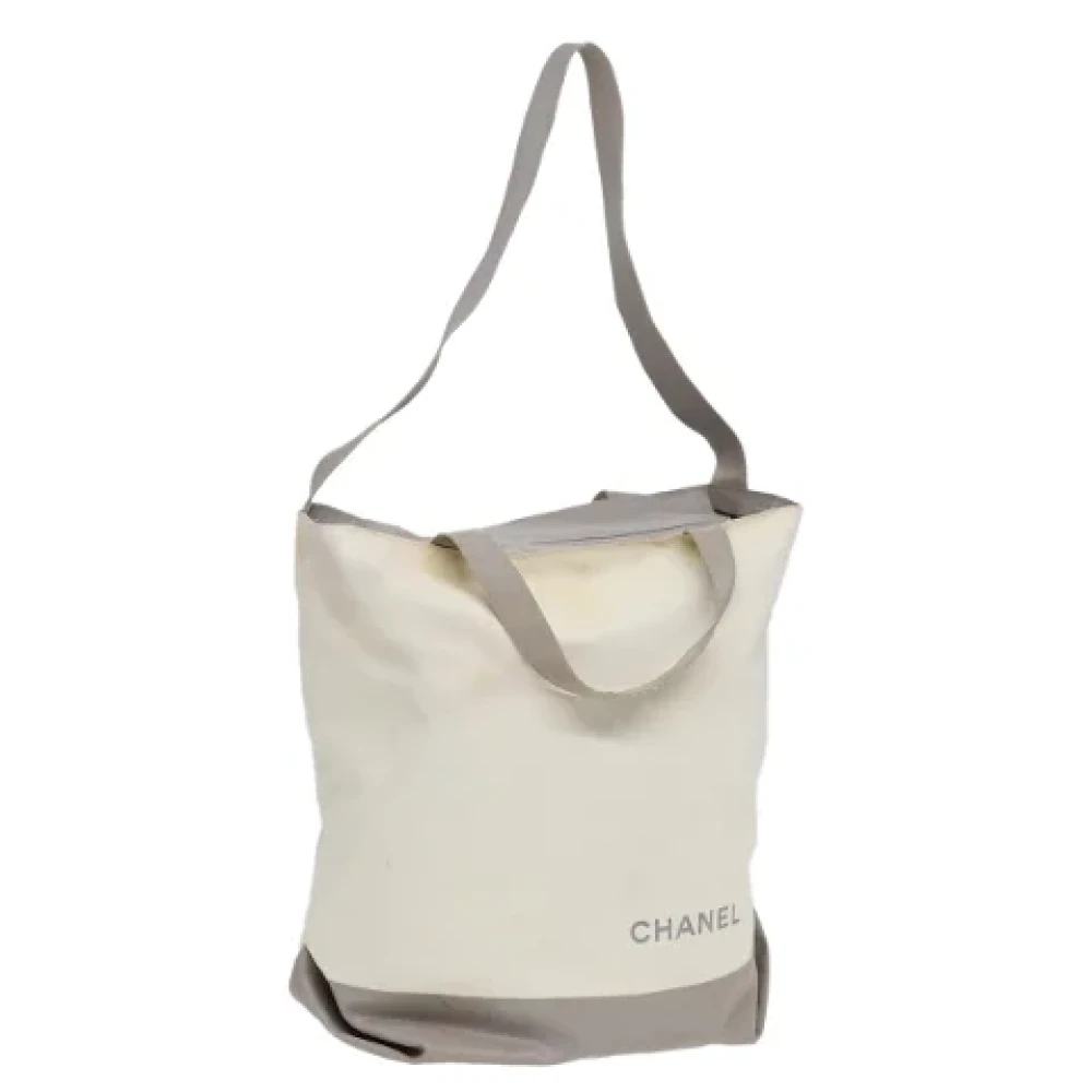 Chanel Vintage Pre-owned Nylon totes White Dames