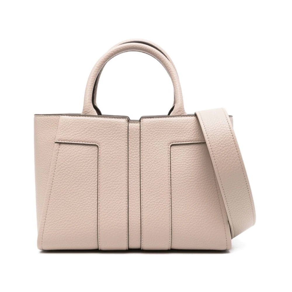 Elisabetta Franchi Beige Tote Tas met Afneembare Band Beige Dames
