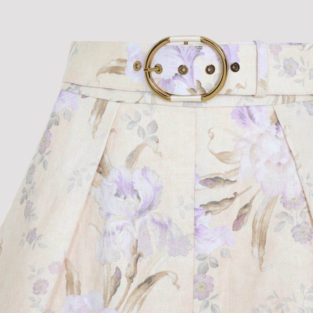 Zimmermann Natuurlijke Iris Tuck Short White Dames