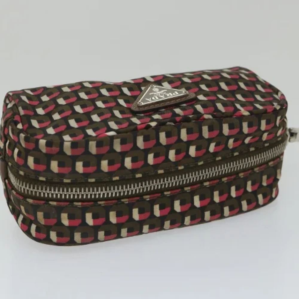 Prada Vintage Pre-owned Fabric clutches Multicolor Dames