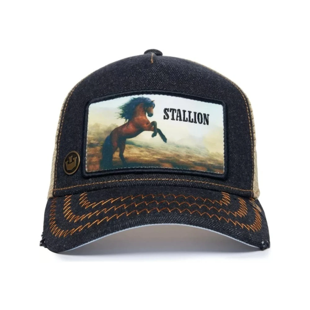Goorin Bros Zwarte Bison Trucker Cap Black Heren