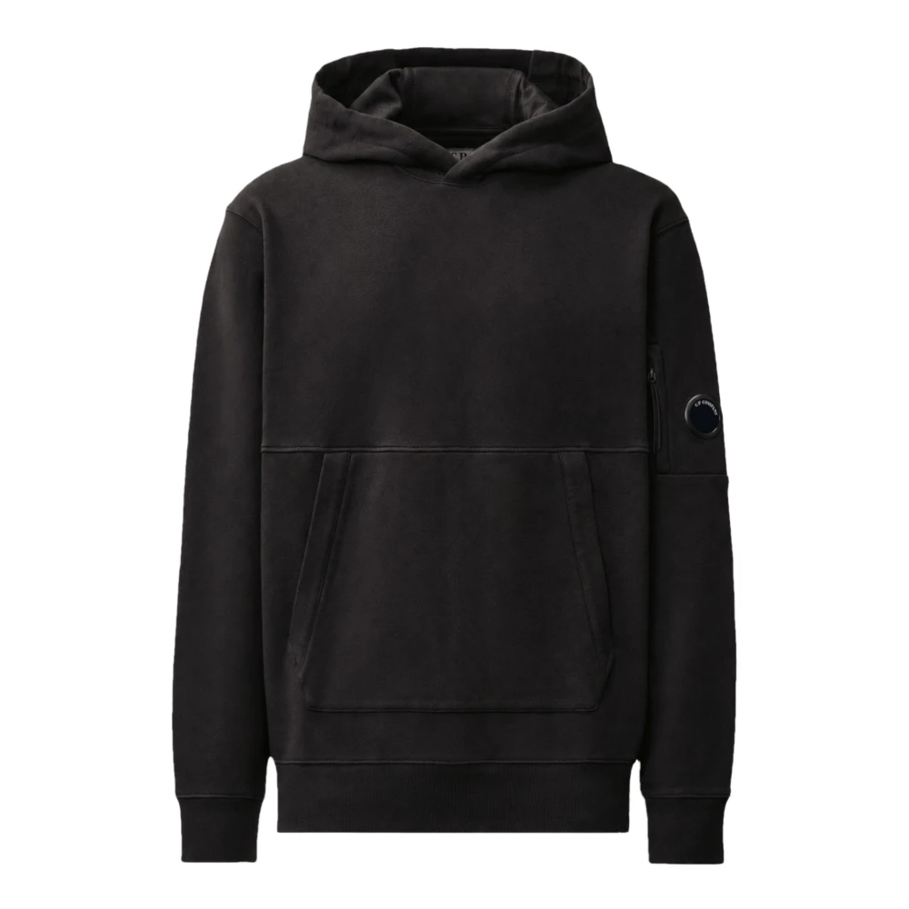 Diagonal Raised Lens Hoodie Men's Fleece - Image 3