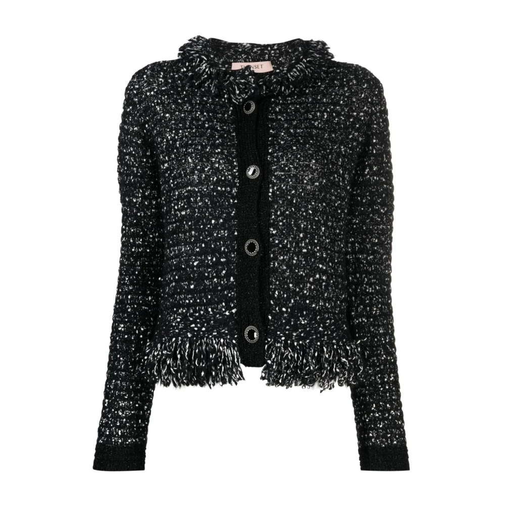 Twinset Gebreid Jack Bic.nero Neve Black Dames