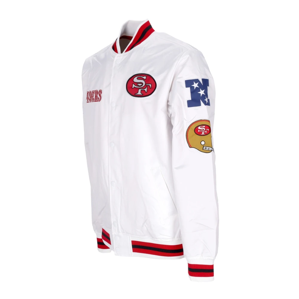 Mitchell & Ness NFL Hometown Bomber Jack Wit White Heren
