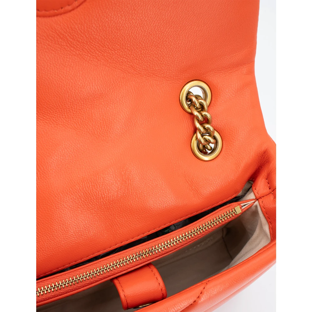 pinko Gewatteerde Love Birds Mini Tas Red Dames