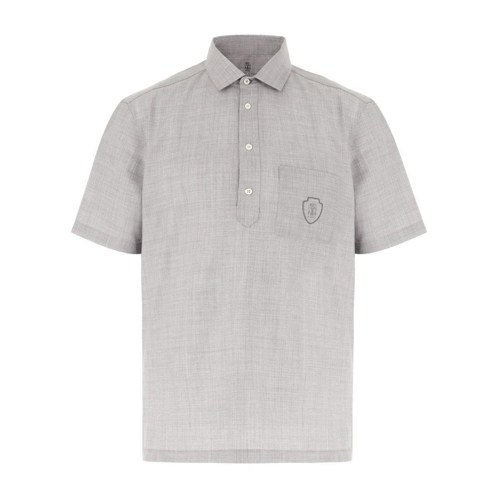 BRUNELLO CUCINELLI Stijlvolle Gebreide Collectie Gray Heren