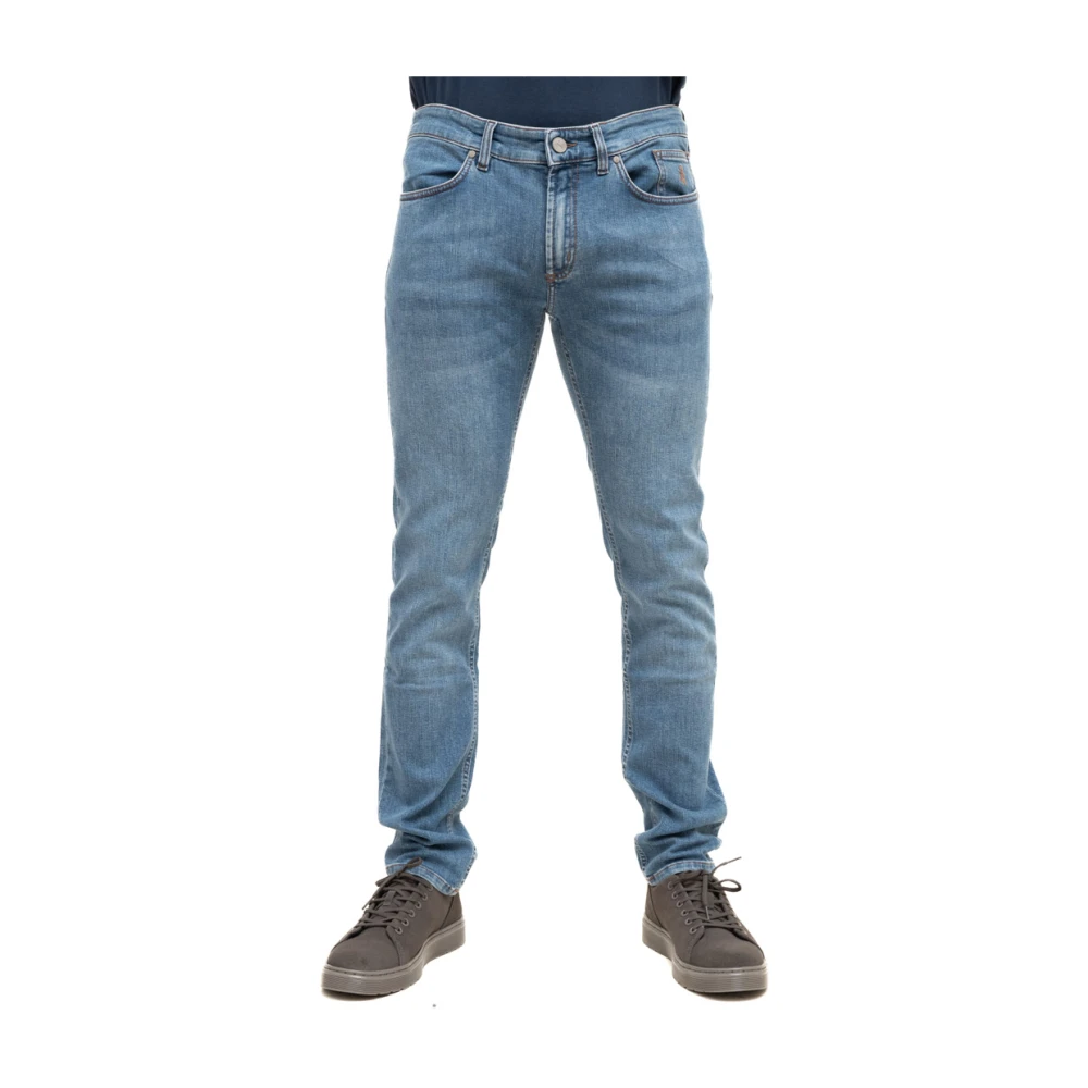 Jeckerson Slim Fit Tri-Blend Denim Jeans Blue Heren