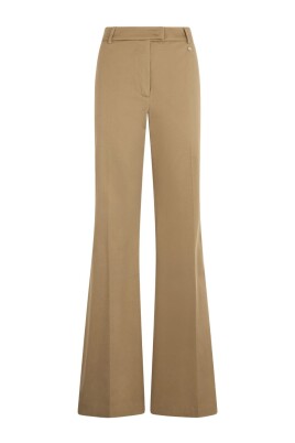 high-waisted-flared-trousers-green