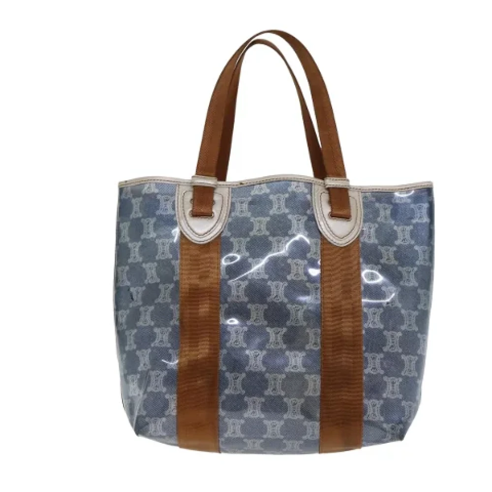 Celine Vintage Pre-owned Canvas totes Blue Dames