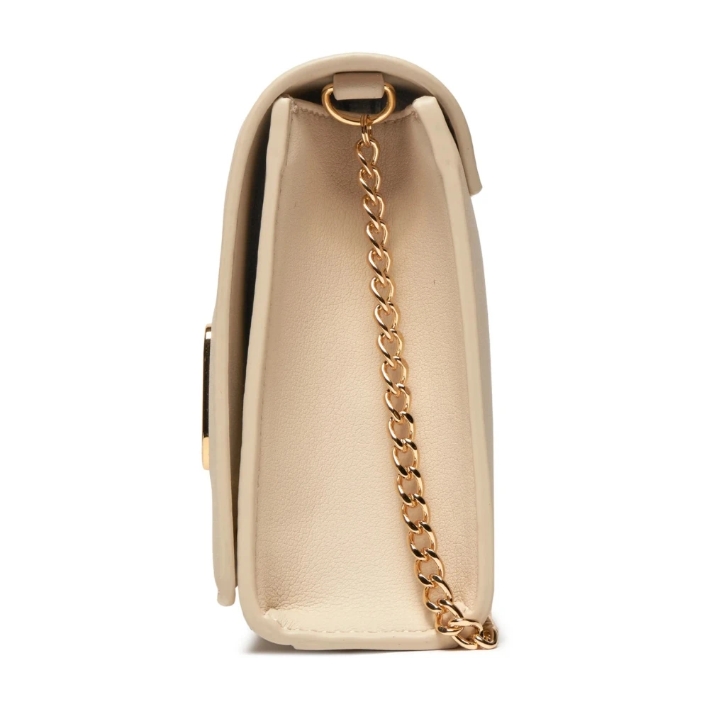 Love Moschino Grijze PU Leren Tas White Dames