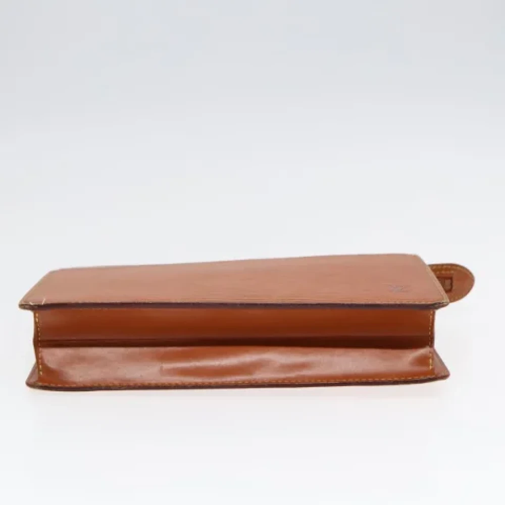 Louis Vuitton Vintage Pre-owned Leather clutches Brown Dames