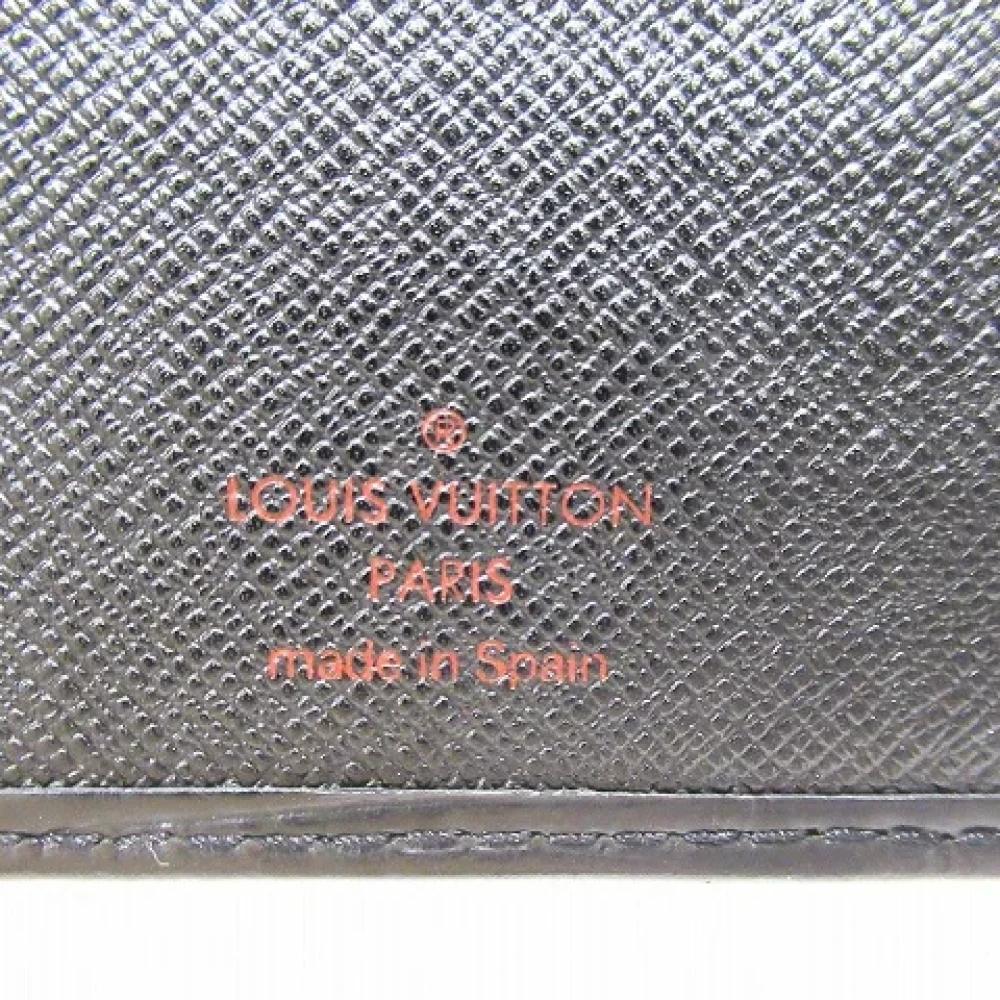 Louis Vuitton Vintage Pre-owned Leather wallets Black Heren