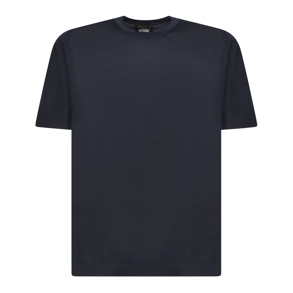 Dell'oglio Blauwe T-shirts & Polo's voor mannen Blue Heren