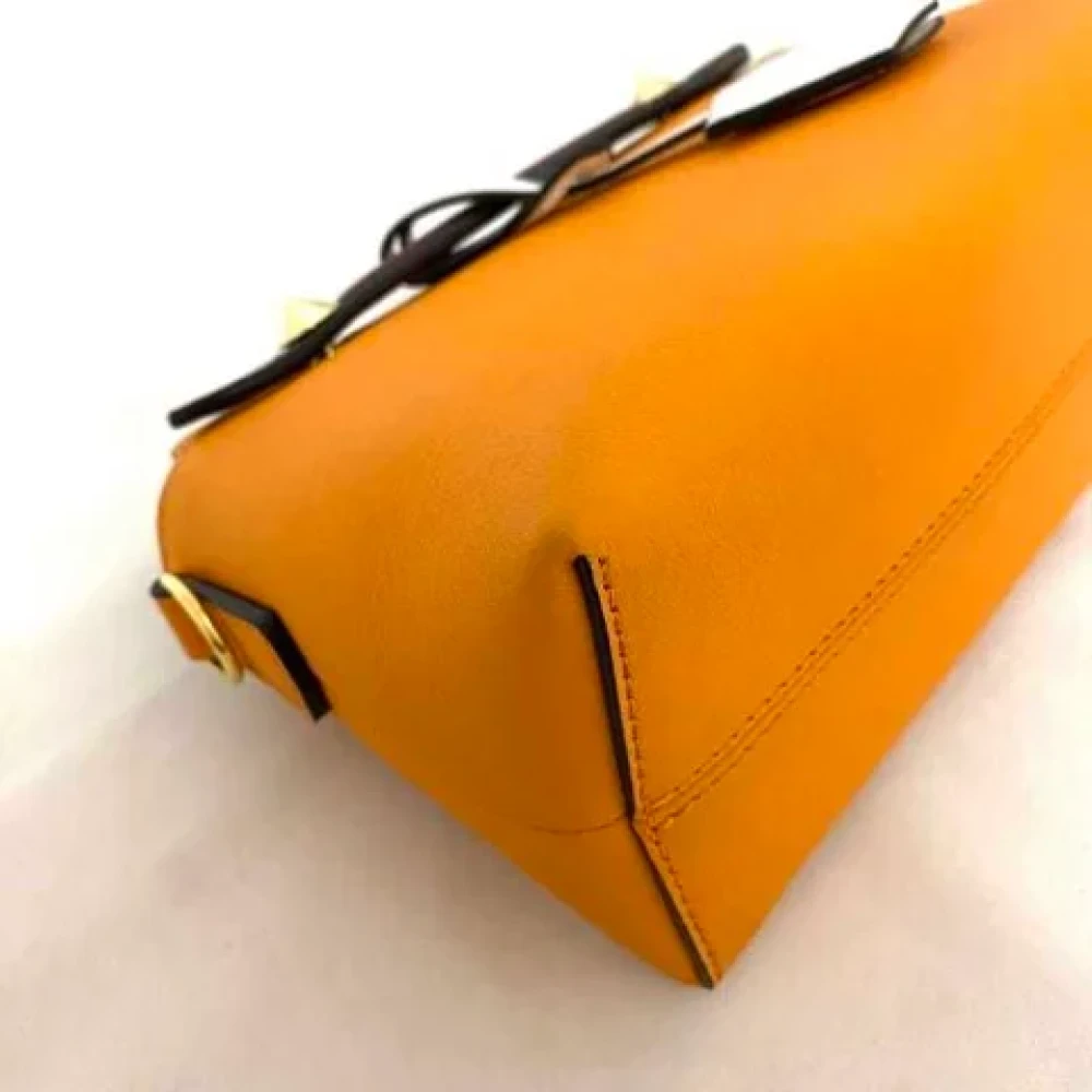 Fendi Vintage Pre-owned Leather shoulder-bags Brown Dames