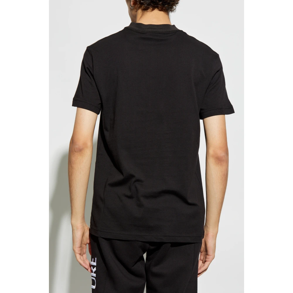 Versace Jeans Couture T-shirt met logo Black Heren