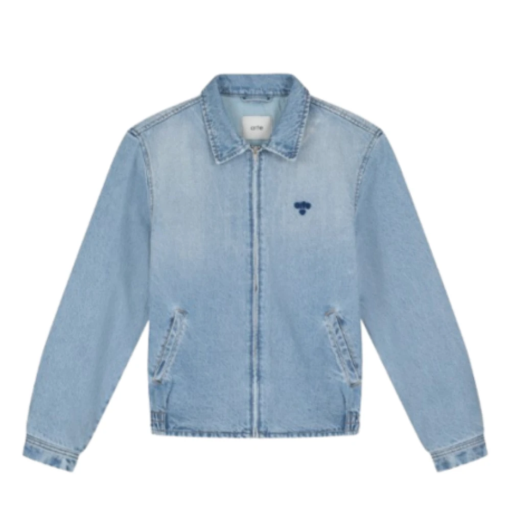 Arte Antwerp Men's Blue Heart Logo Denim Jacket