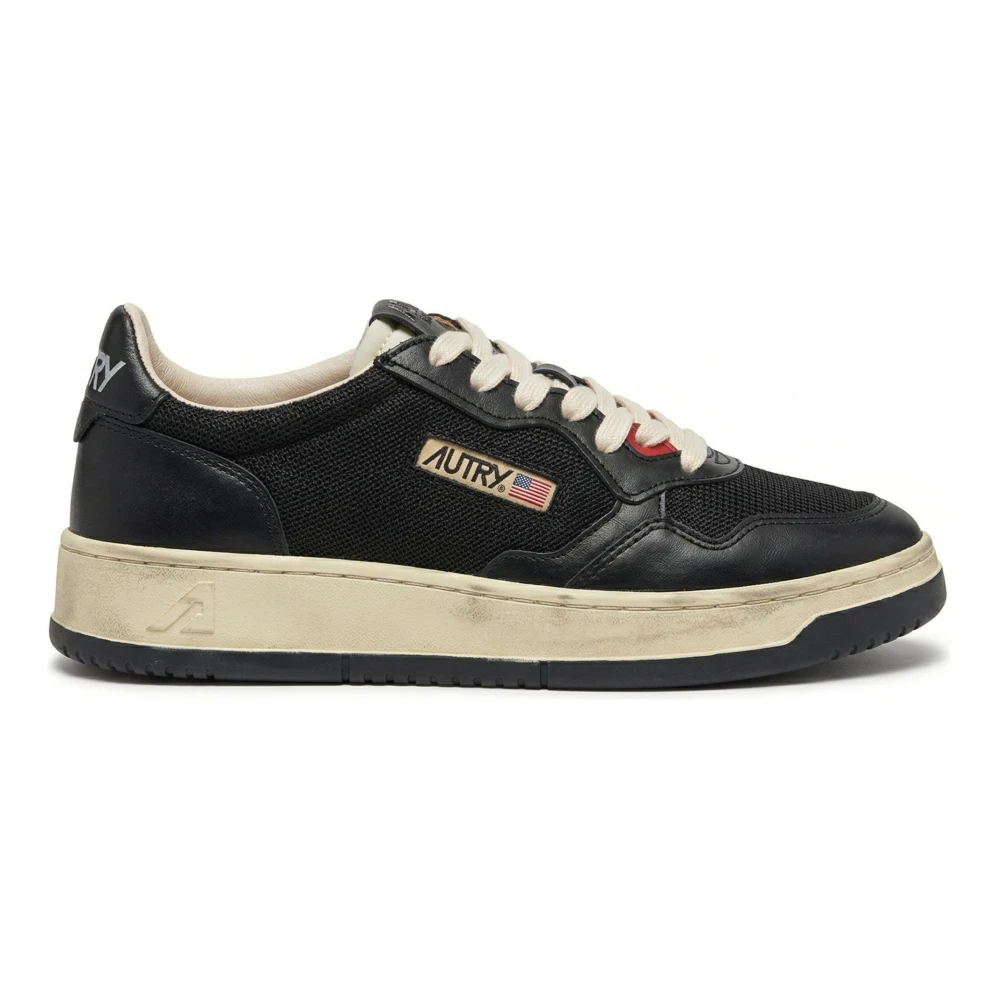 Autry Super Vintage Sneaker Dames Schoenen Zwart