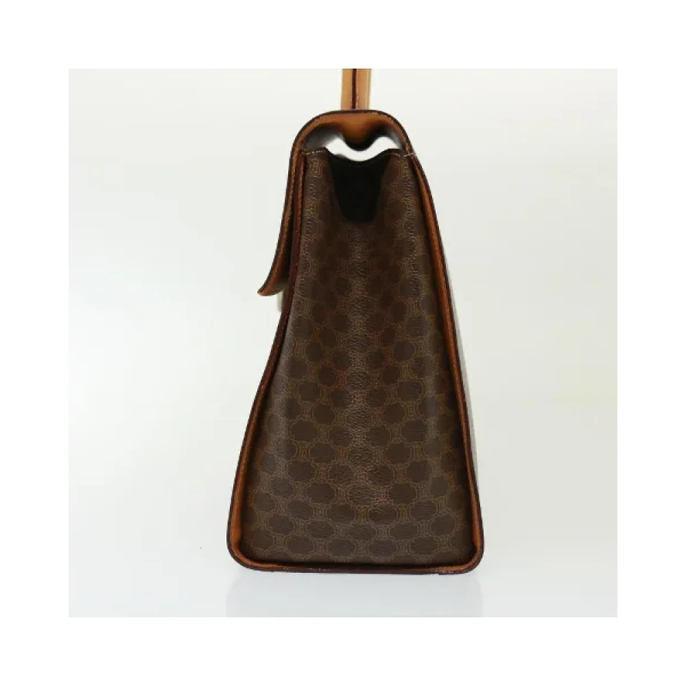 Celine Vintage Pre-owned Leather handbags Brown Dames