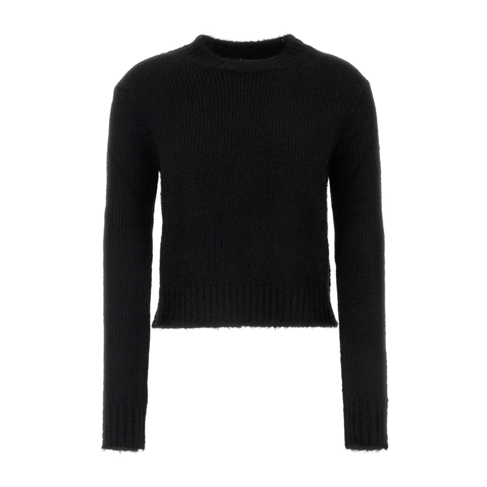 Jil Sander Alpaca Blend Sweater Black Dames